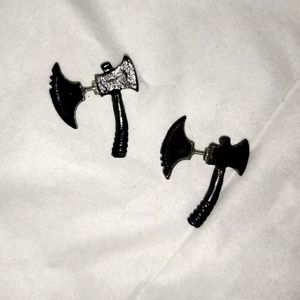 NWT Battle Axe Ax Stud Punk Emo Goth Edgy Viking Halloween Medieval